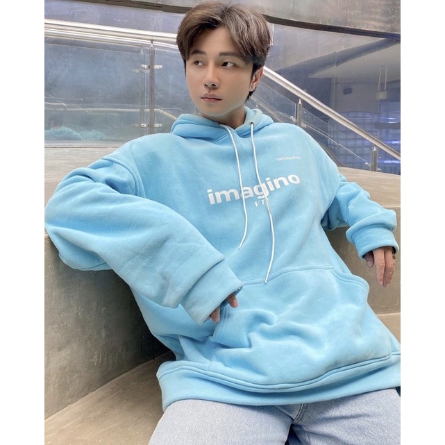 (VIDEO THẬT) HOODIE XANH NGỌC IMAGION