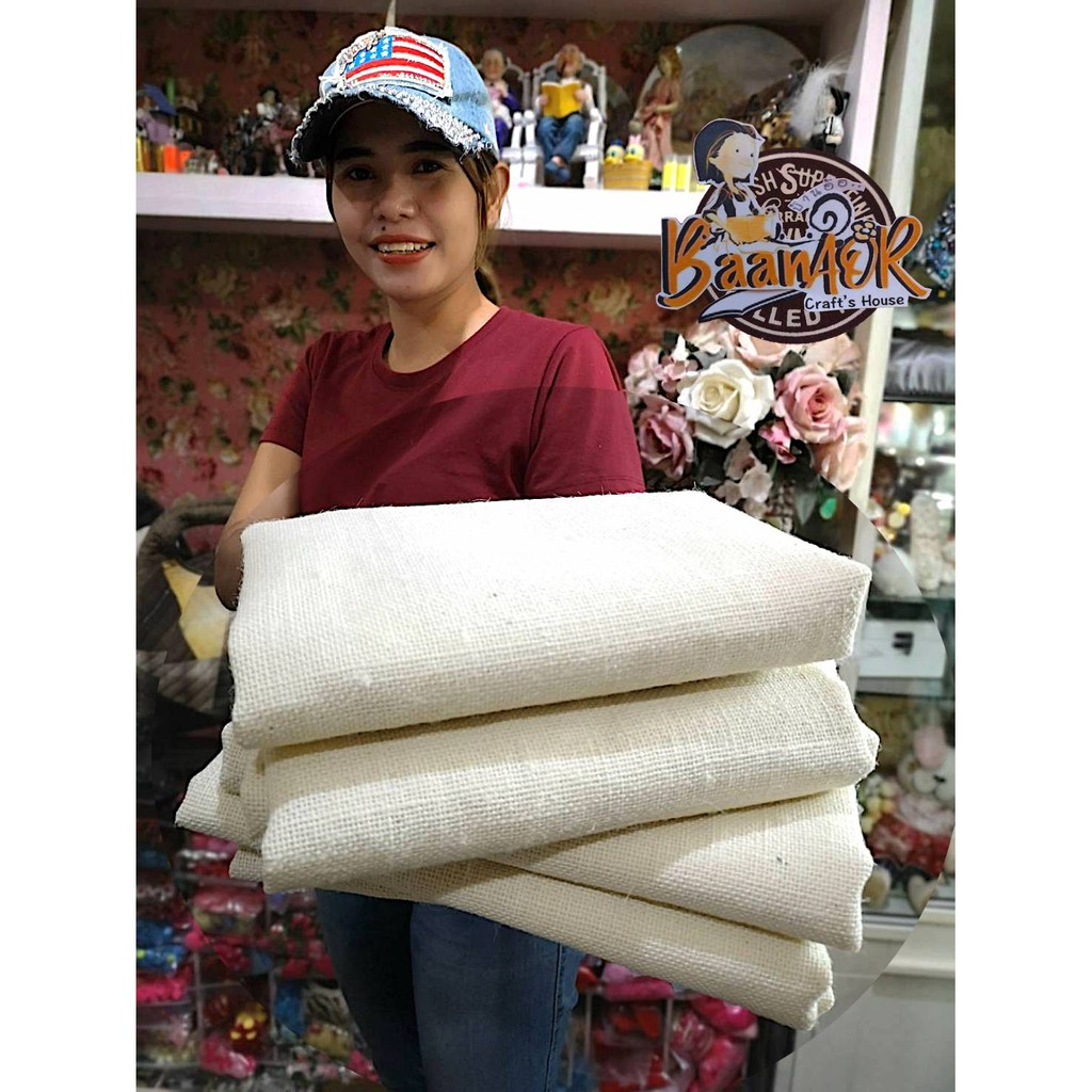 60cm x 60cm 1 chiếc Bao Vải Trắng Kết cấu mịn Kích thước 2 60 x Chiều rộng 60 cm