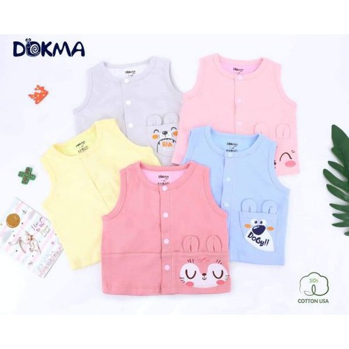 Áo Gile cotton 2 lớp cho bé