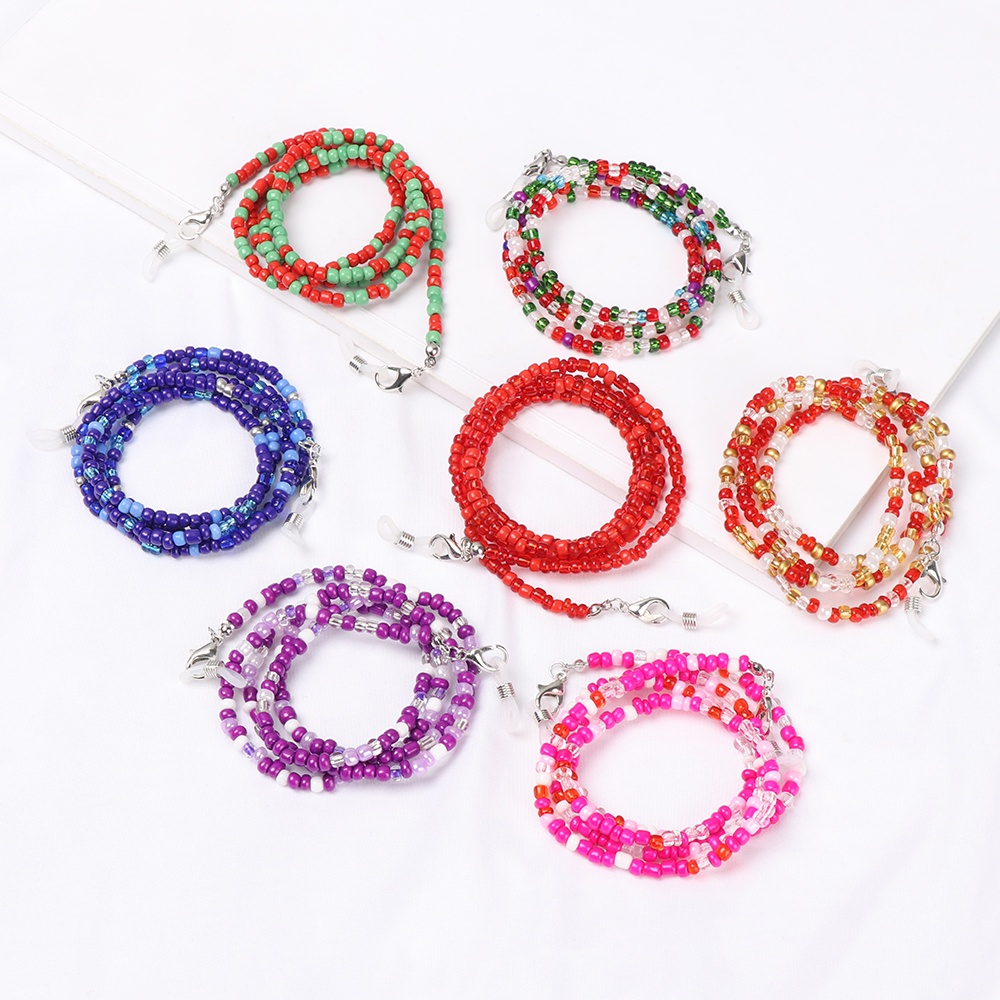 Dây Đeo Cổ Gắn Hạt Acrylic Thời Trang Chống Thất Lạc Cho Nam Nữ