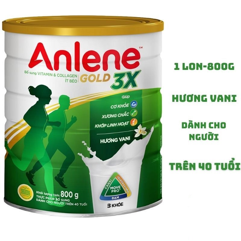Sữa bột Anlene gold 3X Lon 800g