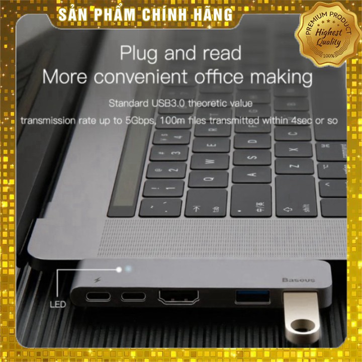 Bộ Hub chuyển đổi 5 trong 1 dành cho Macbook CAHUB-B0G  AD