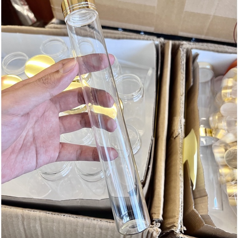 Lọ  thủy tinh đựng vòng trầm hương , đông trùng hạ thảo, saffron,  4,7cm x 12cm hàng loại tốt