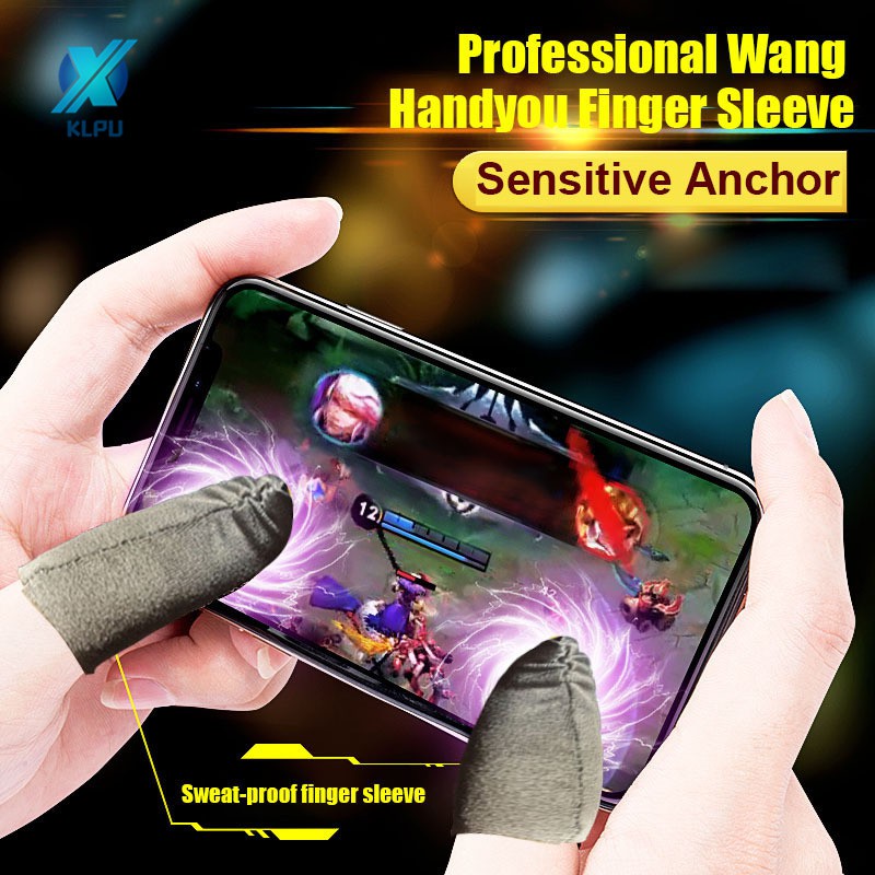 Bộ 6/8/10 cái túi bọc ngón tay chơi game cảm ứng chống mồ hôi siêu mỏng thoáng khí