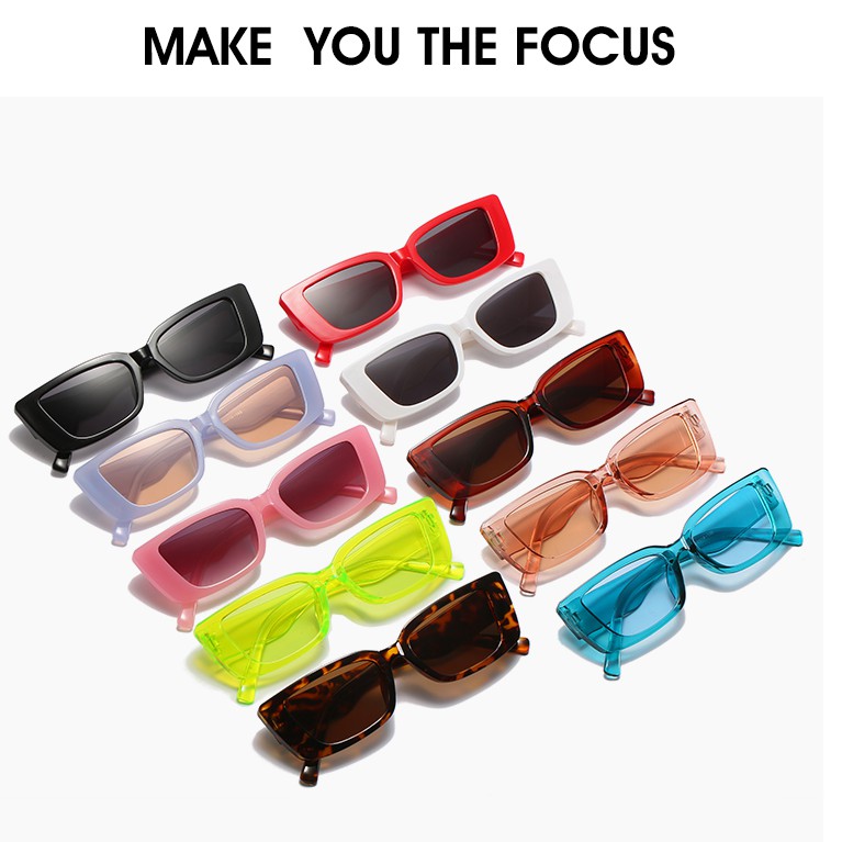 Kính Mát Gọng Bầu Dục Chống Tia Uv400 Thời Trang 2021 Nhiều Màu Sắc Tùy Chọn