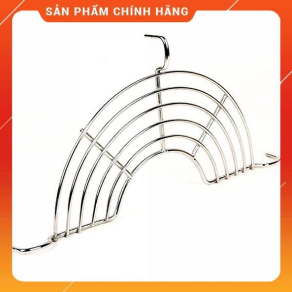 Vỉ Gác Chảo Inox Ráo Dầu Khi Chiên Rán Loại Bản To Size 28cm - 30 cm