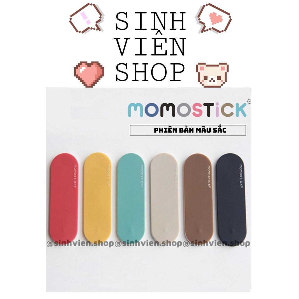 Momostick Matte giá đỡ điện thoại thông minh chống giật, rớt điện thoại phiên bản màu sắc