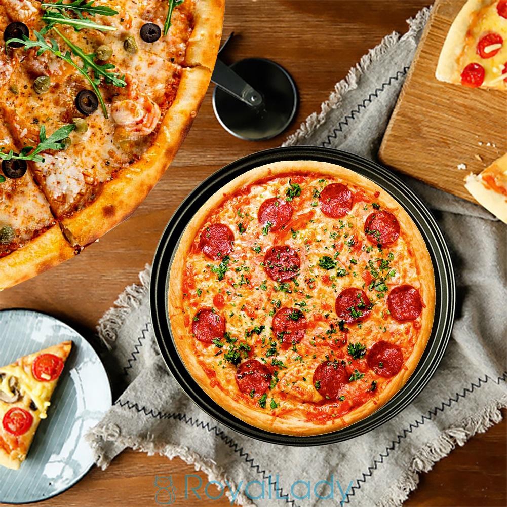 Khuôn Nướng Bánh Pizza Chống Dính Bằng Thép Carbon