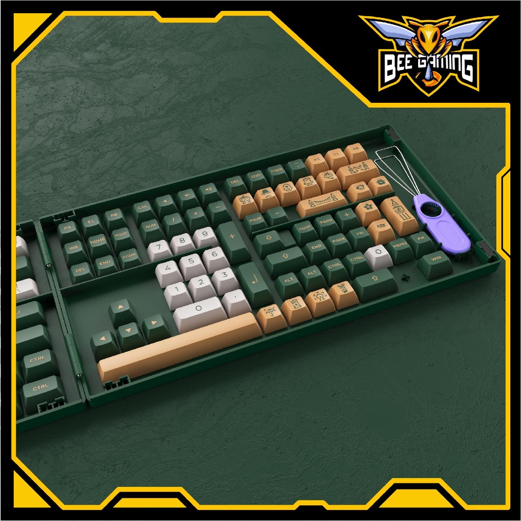 Bộ keycap AKKO World Tour London - Chất liệu PBT Double Shot - 198 nút