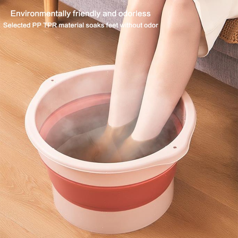 Chậu Ngâm Chân Mát Xa Chân Có Thể Gấp Gọn Tiện Lợi
