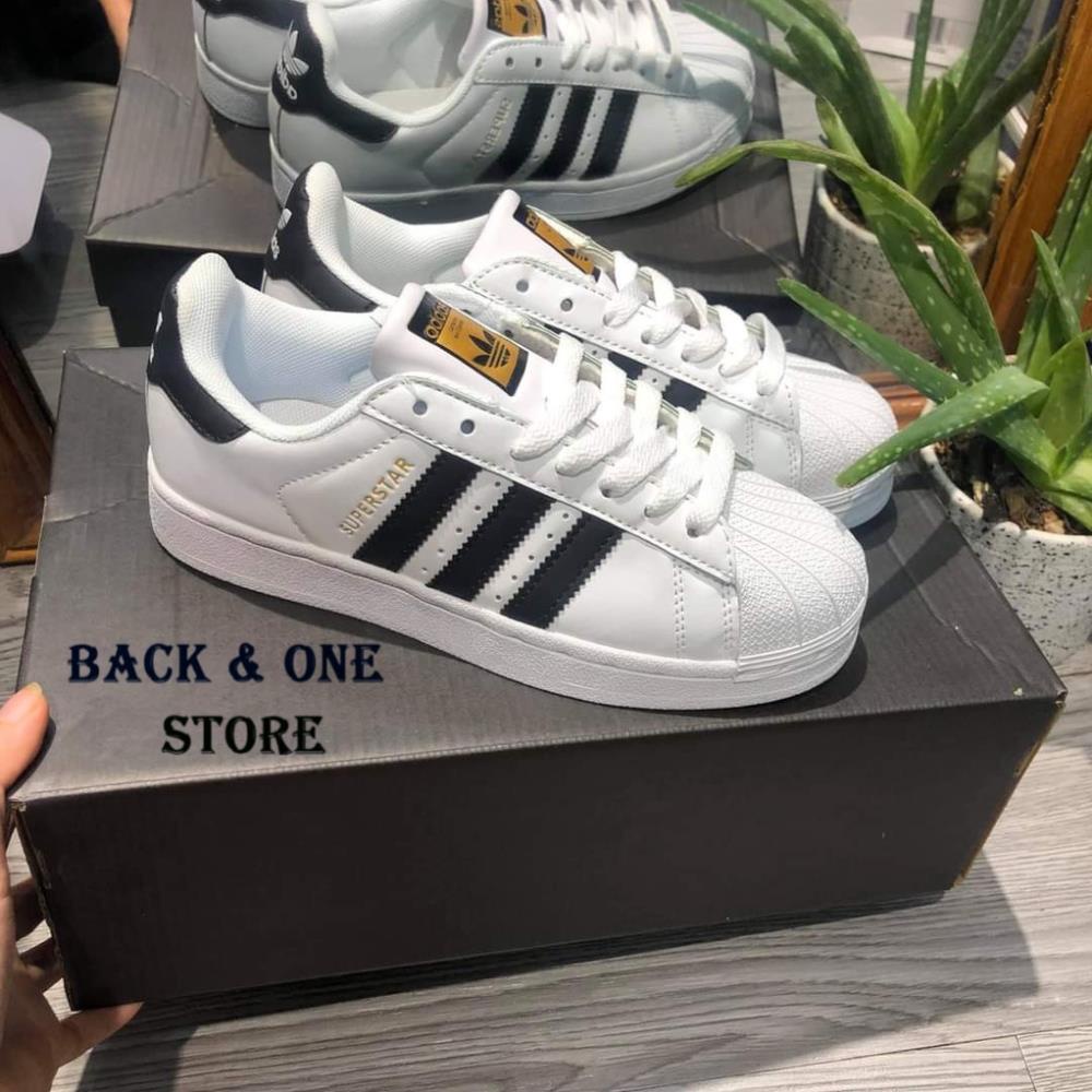SẴN Giày thể thao, giày adidas superstar mũi sò đen trắng nam nữ đủ size!!