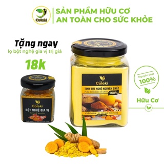 Tinh bột nghệ, tinh bột nghệ đỏ nguyên chất, dùng để uống lọ thủy tinh khối lượng 100g