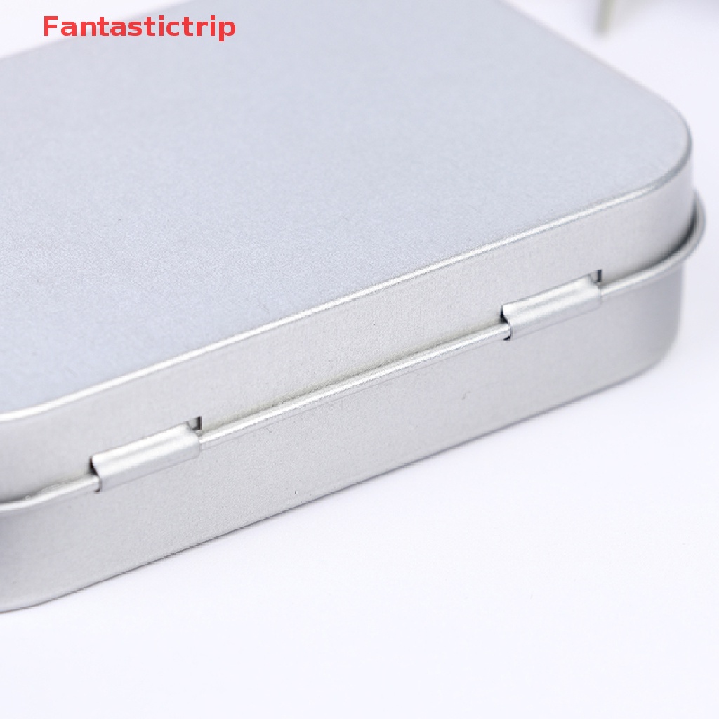 Hộp Đựng Tiền Xu / Chìa Khóa Sinh Tồn Nắp Lật Bằng Thiếc Nhỏ Gọn Tiện Dụng Mới