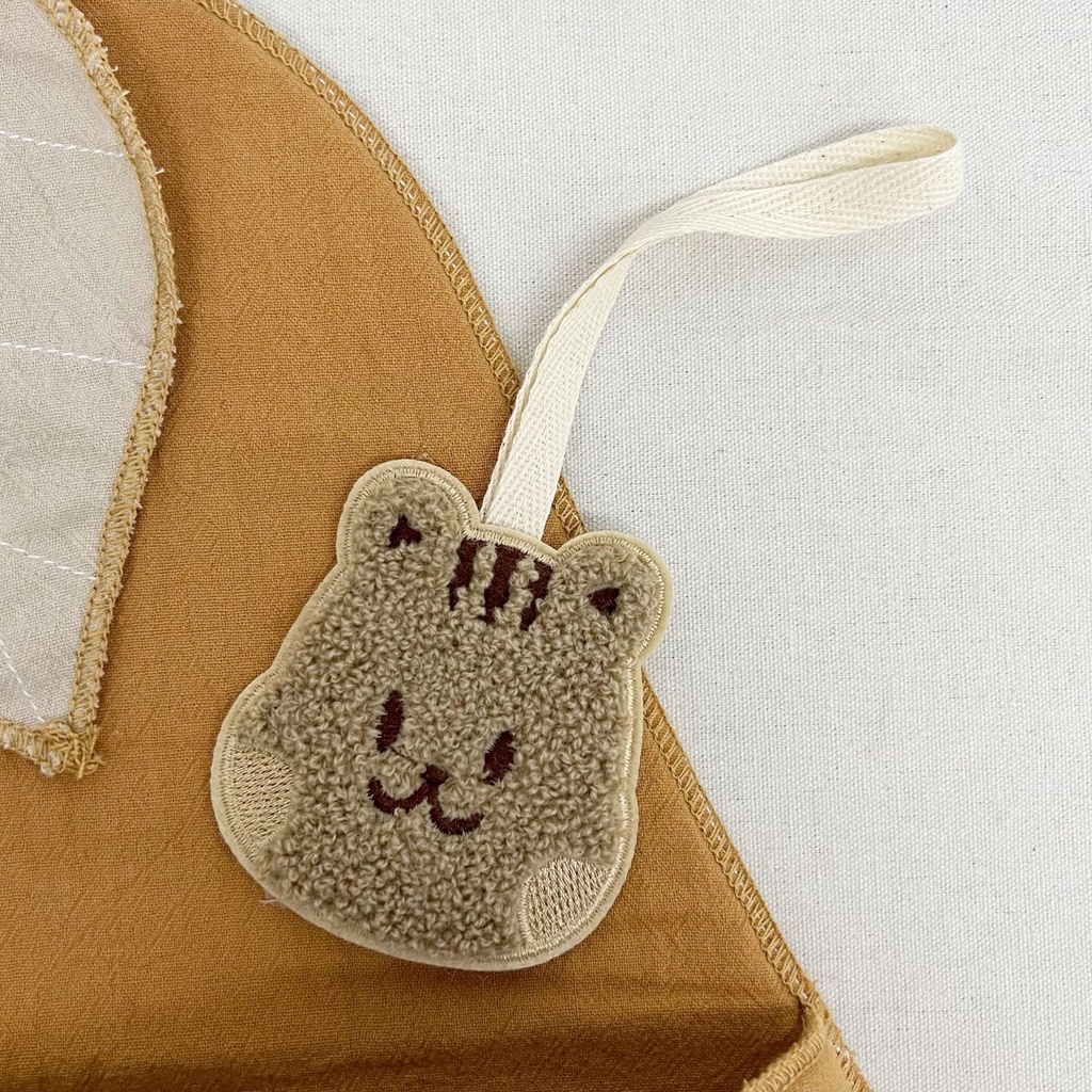 Thẻ Tên Mybabylive Hình Thỏ Hoạt Hình Có Dây Treo Trang Trí Ba Lô Đi Học Chống Thất Lạc Cho Bé