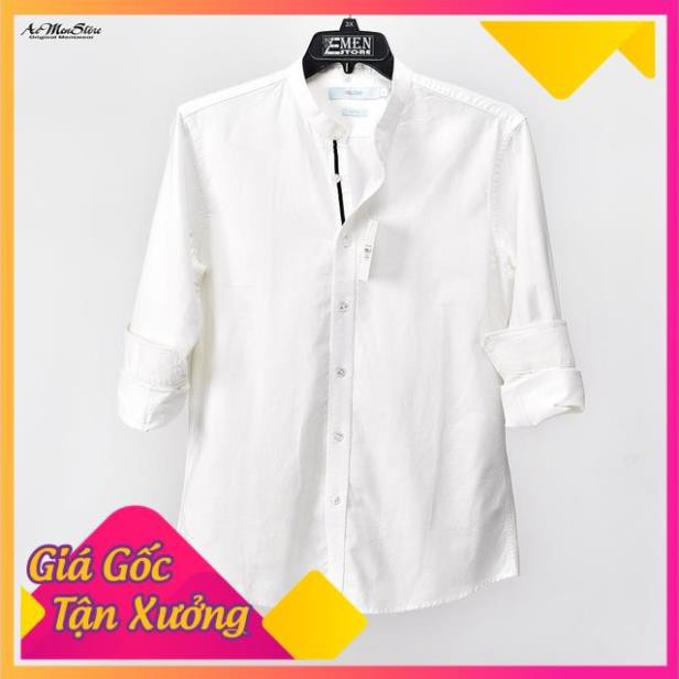 Áo sơ mi nam cổ trụ Routine