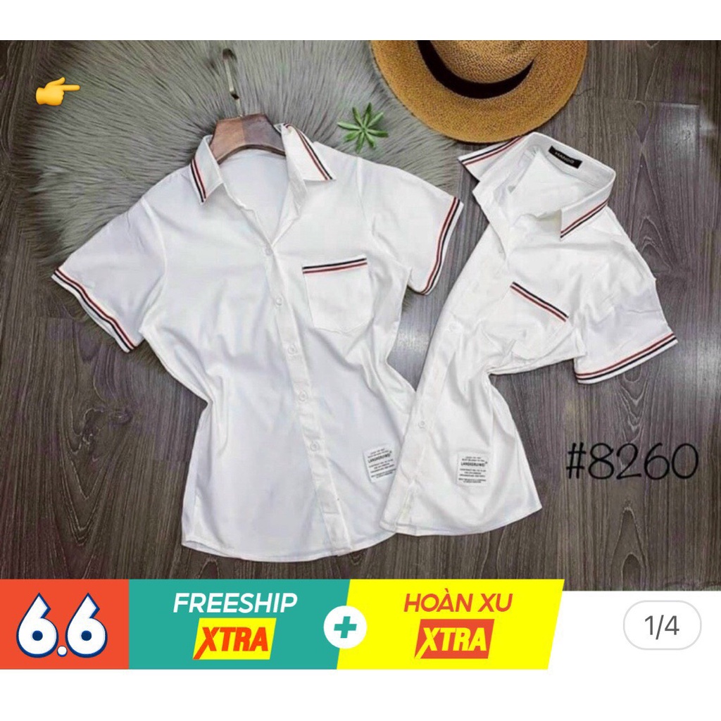 ÁO SƠ MI NGẮN TAY LỤA CỰC XINH GIÁ RẺ ALOHASHOP91