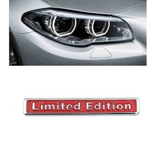 Sticker decal tem logo kim loại 3D chữ LIMITED EDITION trang trí xe hơi ô tô phù hợp Toyota Vios Innova Hyundai Accent