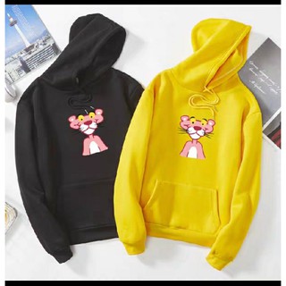 Áo hoodie báo hồng chất nỉ bông dày siêu ấm 75
