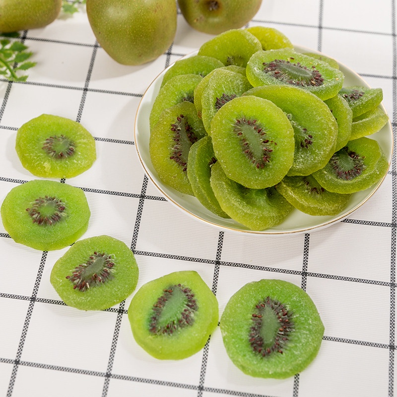 Kiwi sấy dẻo không đường nguyên vị 600g, Kiwi sấy Nhà Lá Thanh Nhẹ, Giòn Ngọt/ Trái cây sấy dẻo, Hoa quả sấy dẻo