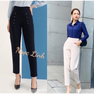 Quần baggy nữ công sở mã mới 8 đinh siêu Hot