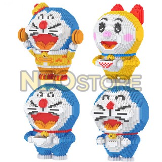 Xếp hình 3D trí tuệ mèo máy Doraemon, Doremi - Magic Blocks