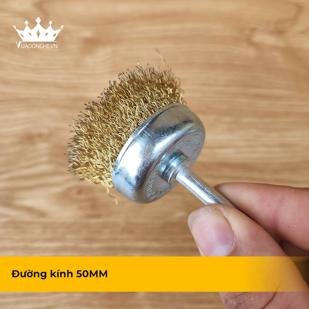 Chén Cước Đánh Gỉ, Chổi Cước Đồng Đánh Gỉ Tolsen Nhiều Size 24/50/75/100mm Chính Hãng - Vua Đồ Nghề