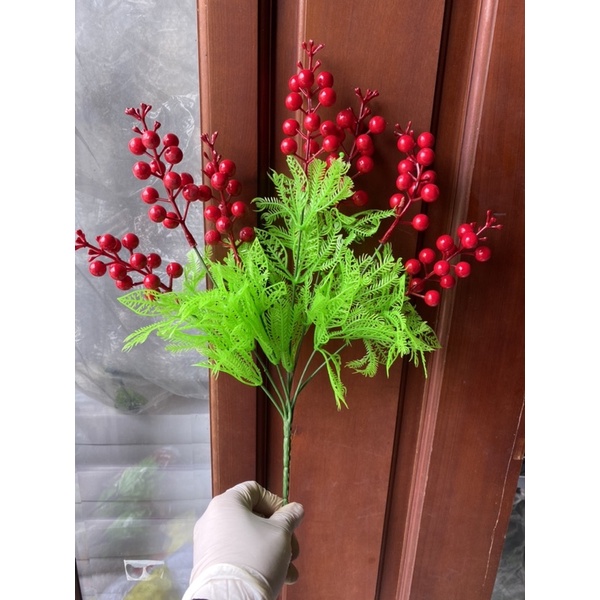 Cành cỏ điểm đào đông siêu đẹp, mẫu mới