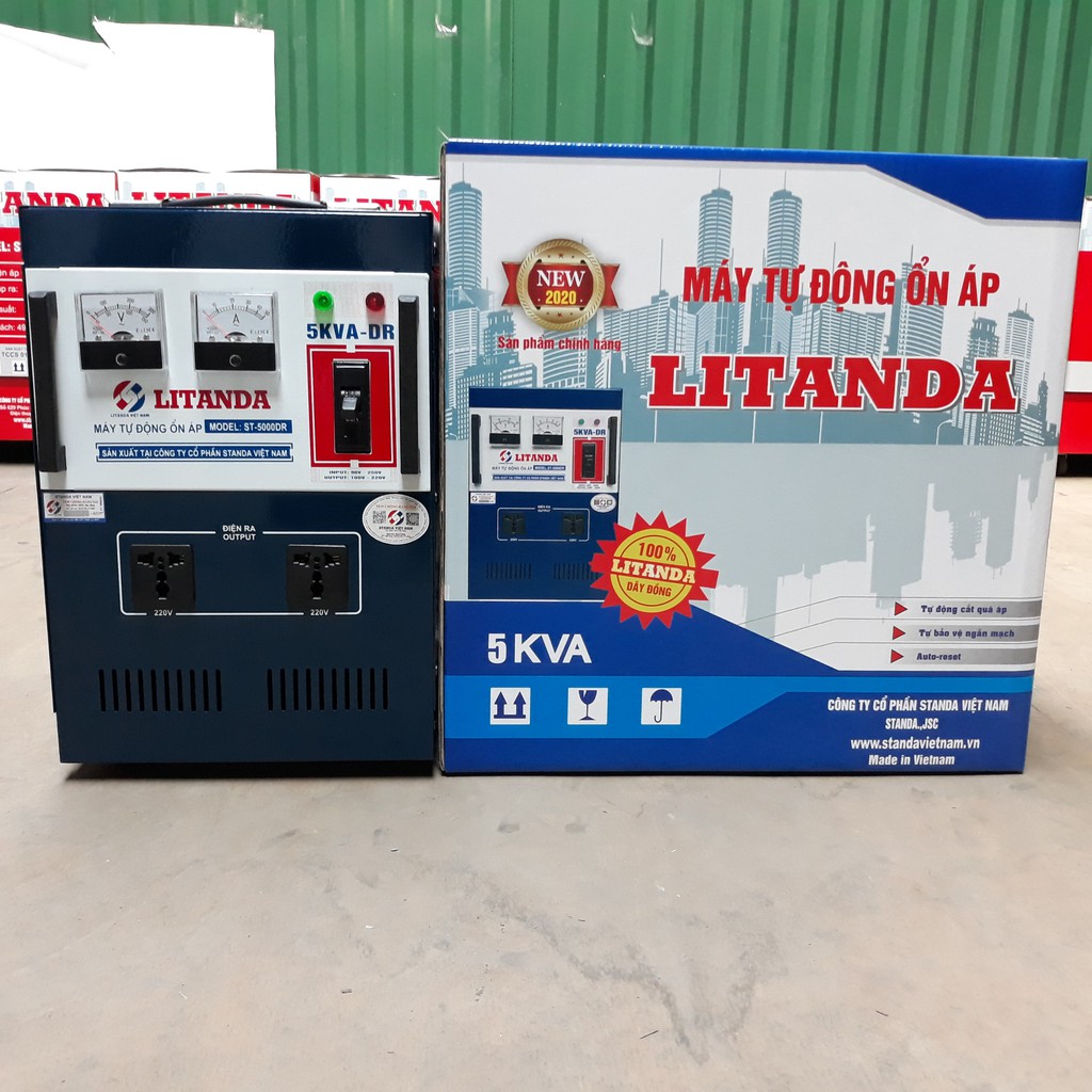 ỔN ÁP LITANDA 5KVA DR DẢI 90V