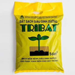 Đất trồng cây - Đất sạch giàu dinh dưỡng hữu cơ trồng cây đa dụng - bao 5dm3
