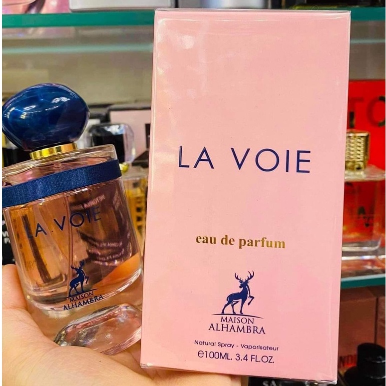 Tinh Dầu Nước Hoa Dubai Nữ LA VOIE 100ml Mùi Hương Nhẹ Nhàng, Sang Trọng Nước Hoa Thơm Lâu Hàng Chính Hãng