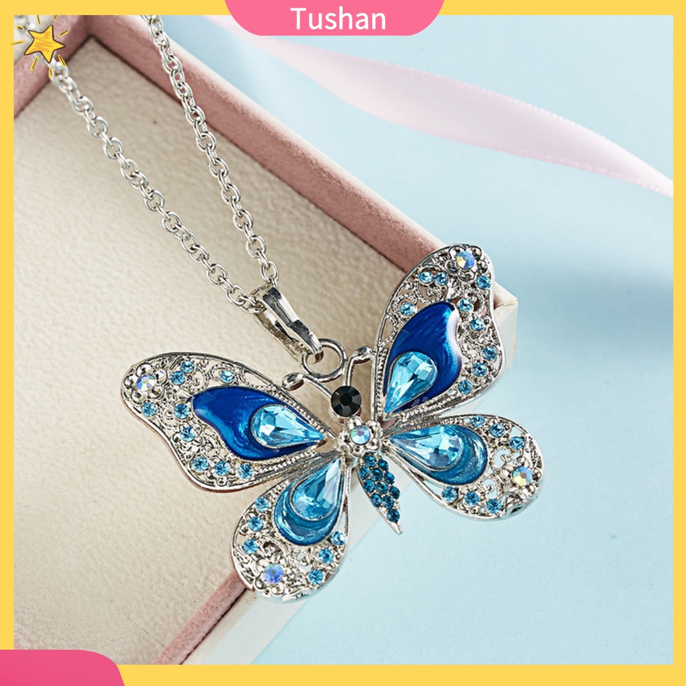 Dây Chuyền Hợp Kim Hình Nơ Đính Đá Xinh Xắn