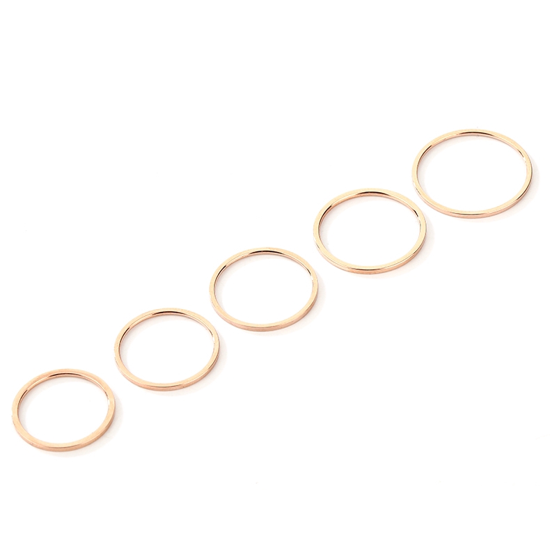 Nhẫn thép titan kiểu dáng đơn giản