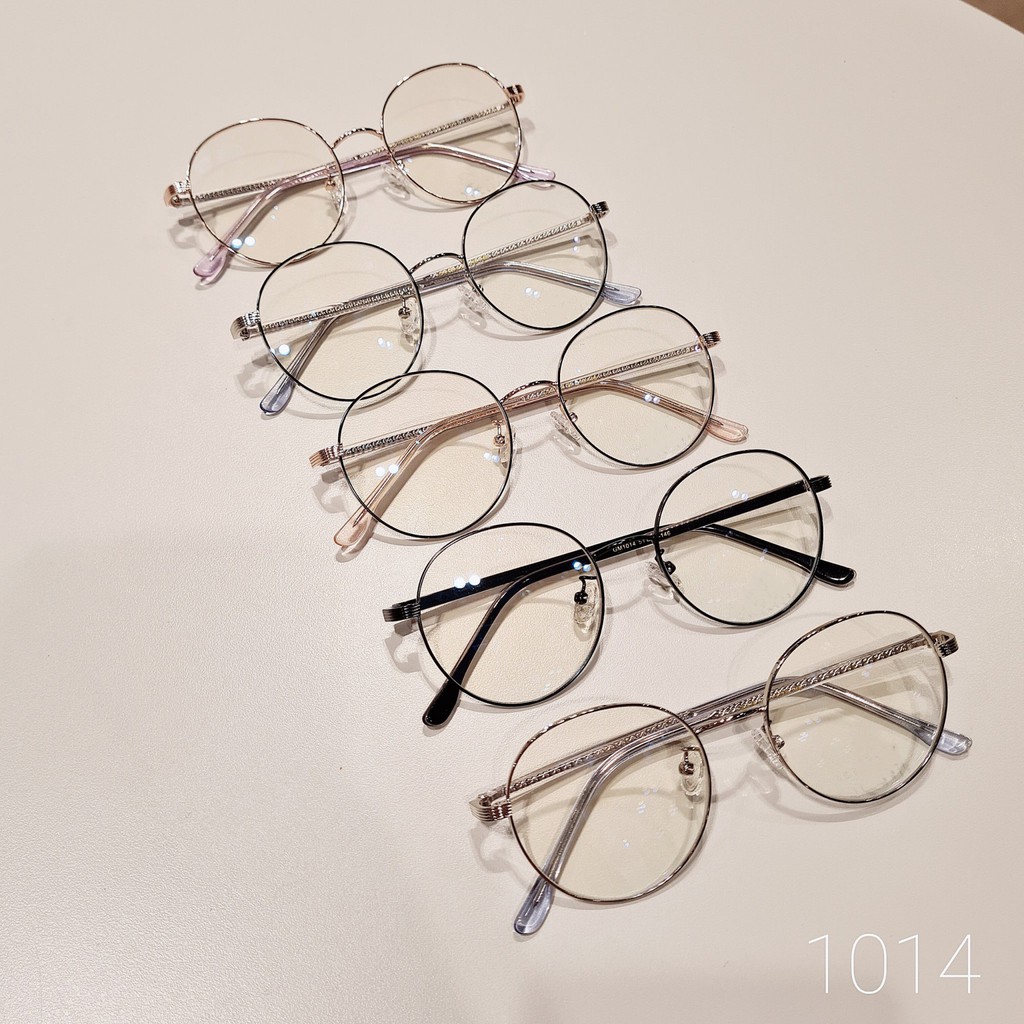 Gọng kính mắt nhựa dẻo thanh mảnh mắt tròn màu sắc thời trang Lilyeyewear 1014 | BigBuy360 - bigbuy360.vn