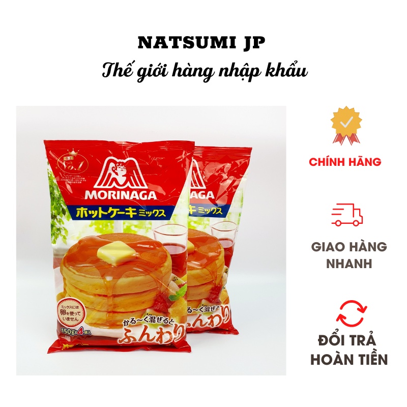 Bột làm bánh Pancake Morinaga 600gr Nhật Bản cho bé