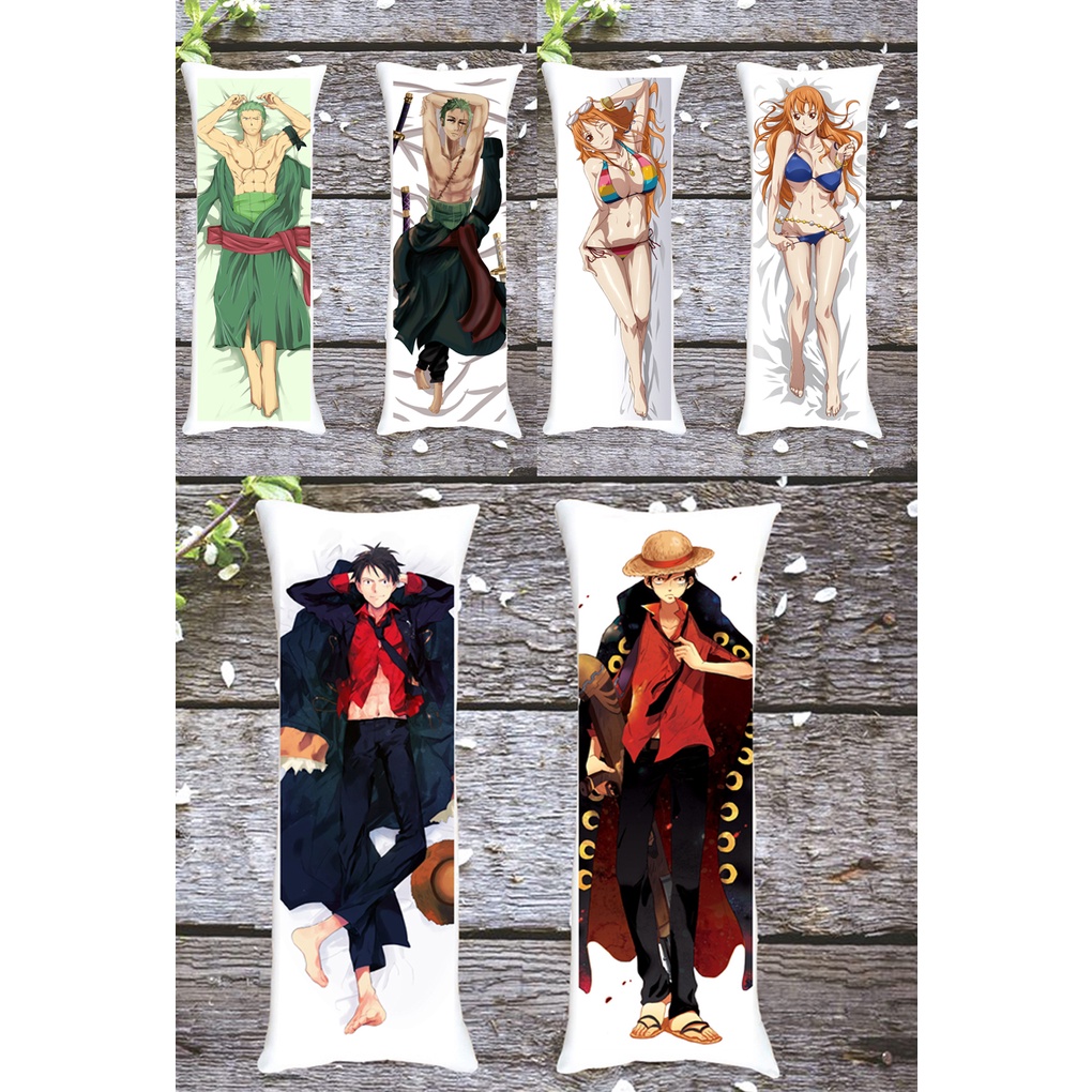 Gối ôm One Piece dài 1mx40cm / gối in hình One Piece