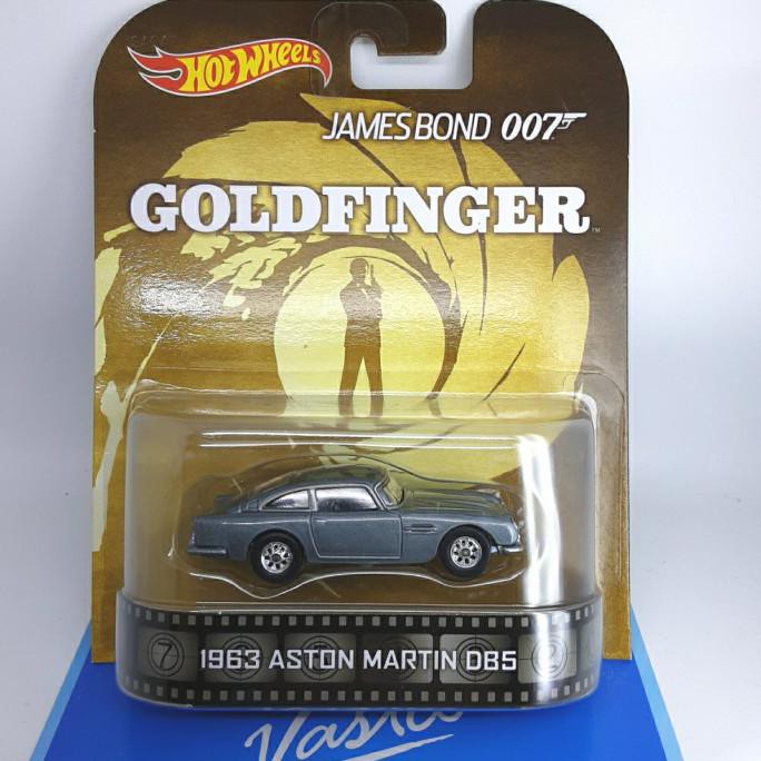 Mô Hình Đồ Chơi Xe Hơi Hot Wheels 1963 Aston Martin Db5 Hotwheels James Bond Goldfinger