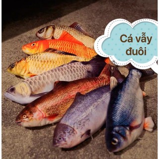 Cá quẫy đuôi giống thật cho chó mèo (giao ngẫu nhiên)