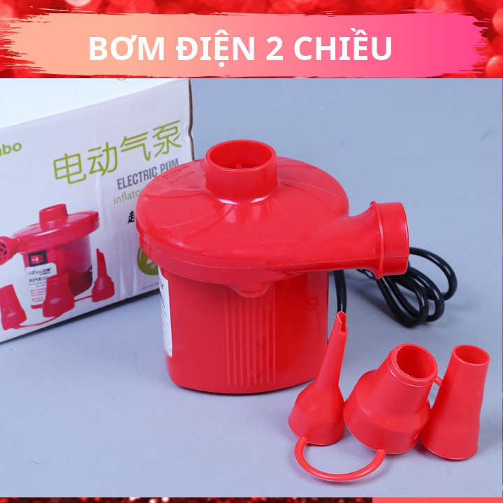 Bơm điện hút chân không 2 chiều bơm bóng, bơm xe