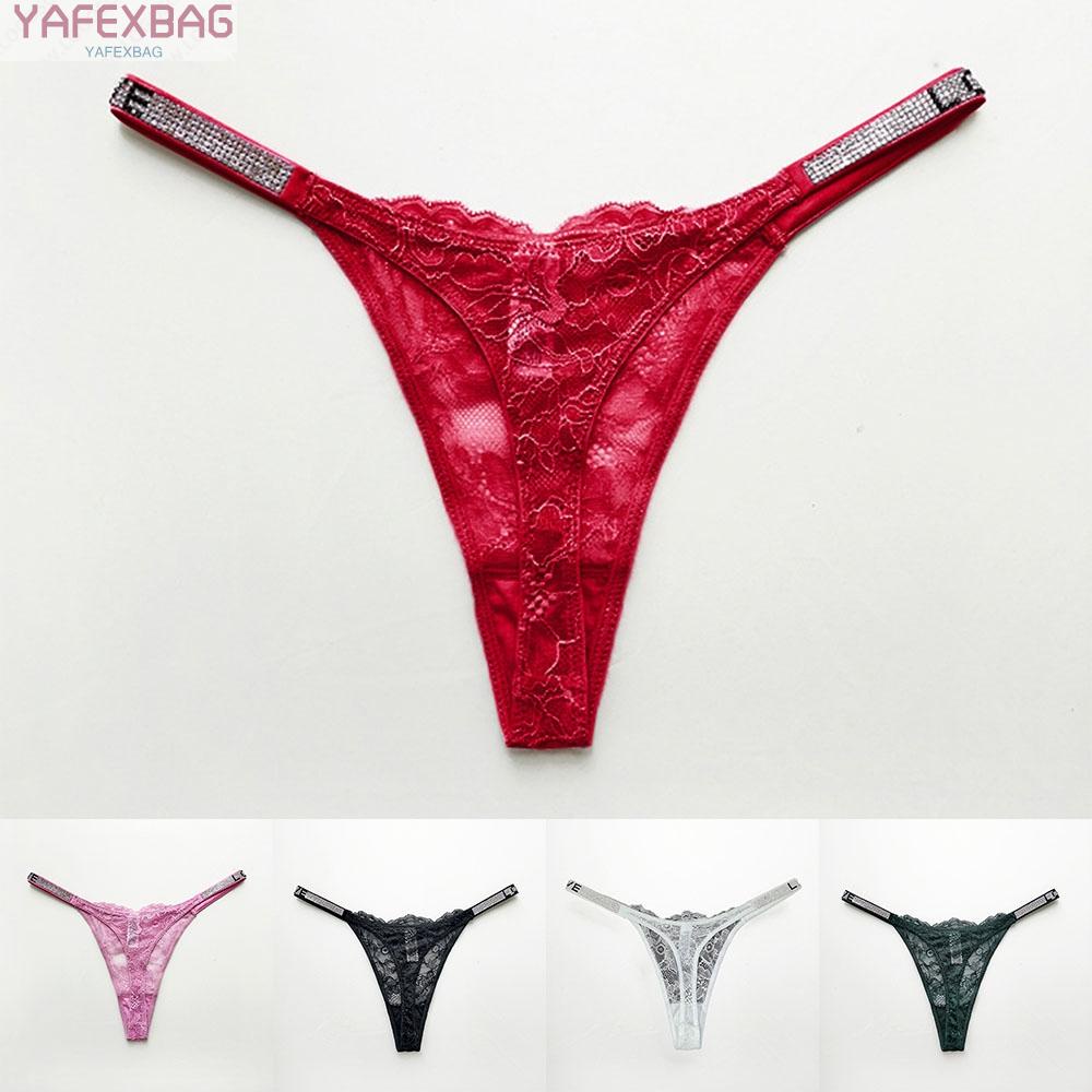 Womens Thong T Back T Pants Temptation Underwear Belt Thong Embroidered