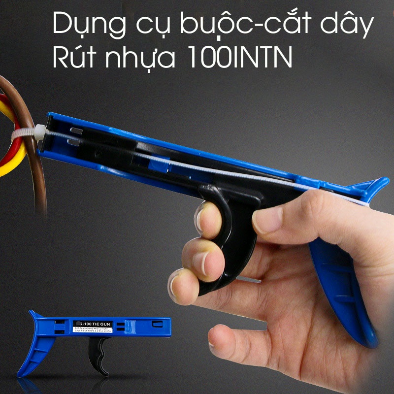 Dụng cụ buôc ràng cắt dây cáp nhựa 100INTN bền đẹp.