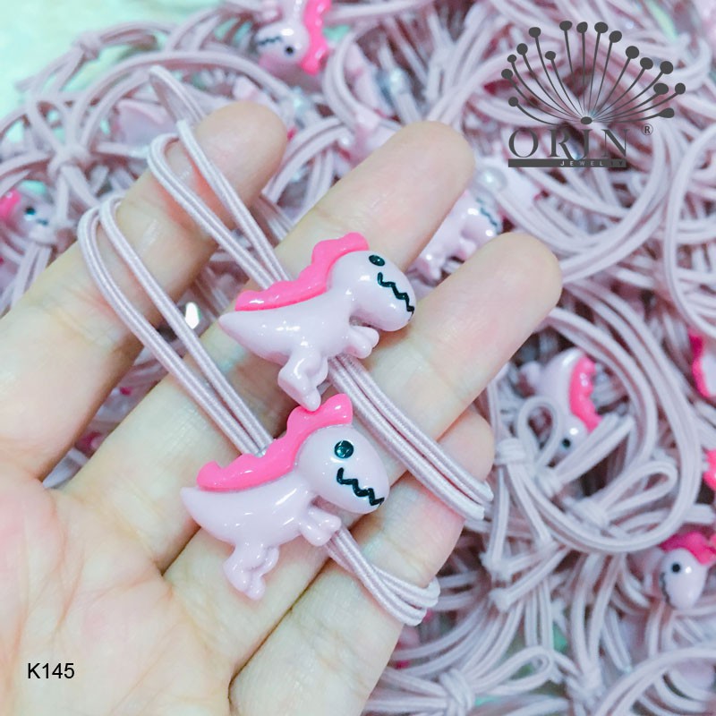 Chun buộc tóc khủng long nhiều màu K145 K146 K147 K148 K149