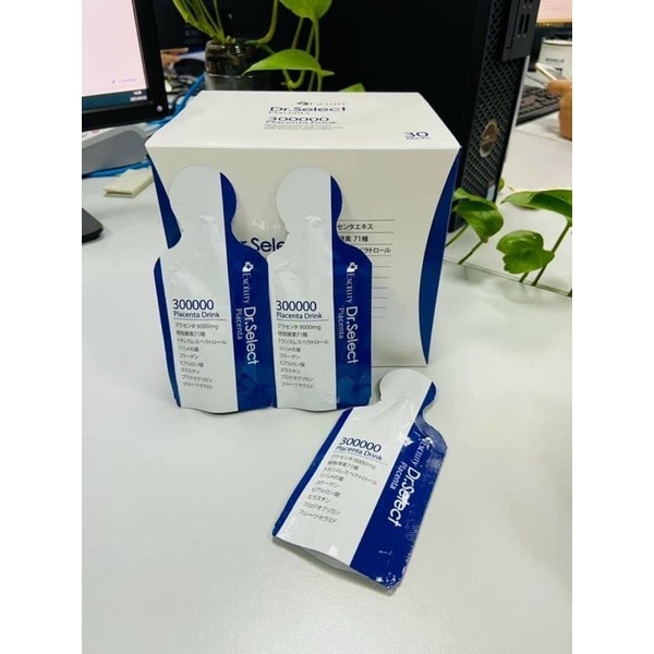 Tinh chất nhau thai heo Dr. Select Placenta Drink 300.000 (hộp 30 gói x 15g)