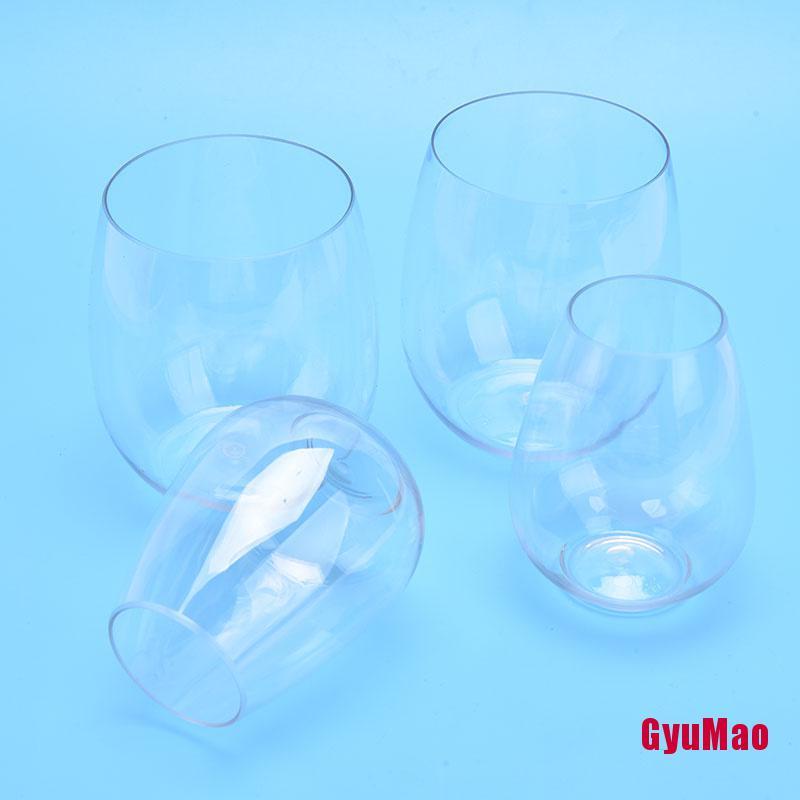 Bộ 4 Cốc Uống Rượu Vang Bằng Thủy Tinh Chống Vỡ Không Vỡ
