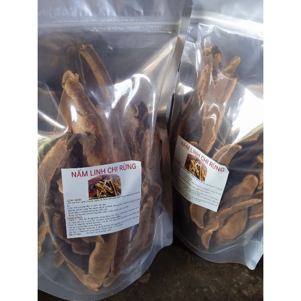 1 kg nấm linh chi rừng thái lát