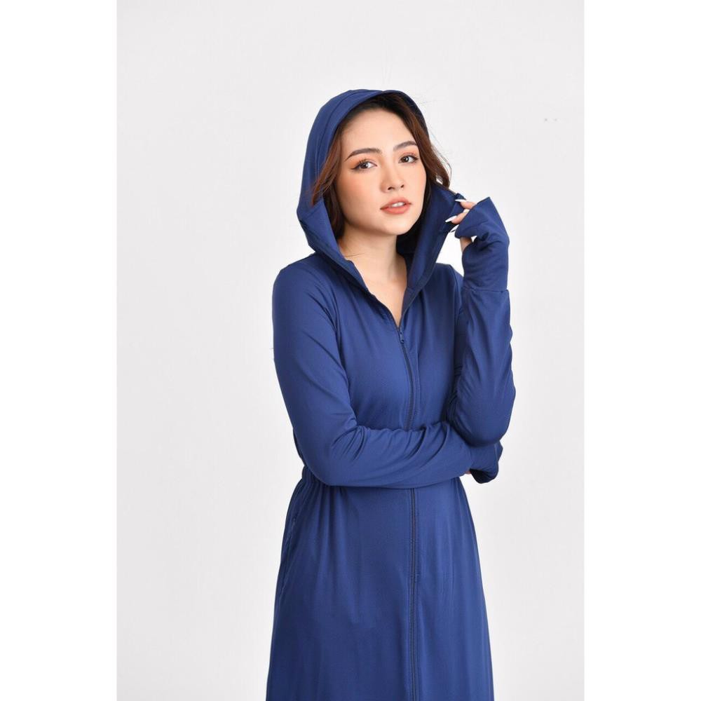 Áo Chống Nắng Toàn Thân Hàng Xuất, Áo Nắng Nữ Thời Trang Dáng Dài Đep [FREESHIP] Chất Đẹp Cotton Thông Thoáng Nency Hoẹp