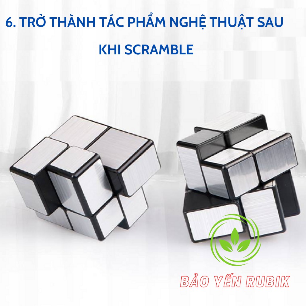 Rubik Biến Thể Rubik 2x2 Mirror Cube QiYi Khối Lập Phương Rubic ( Mã RB11 )