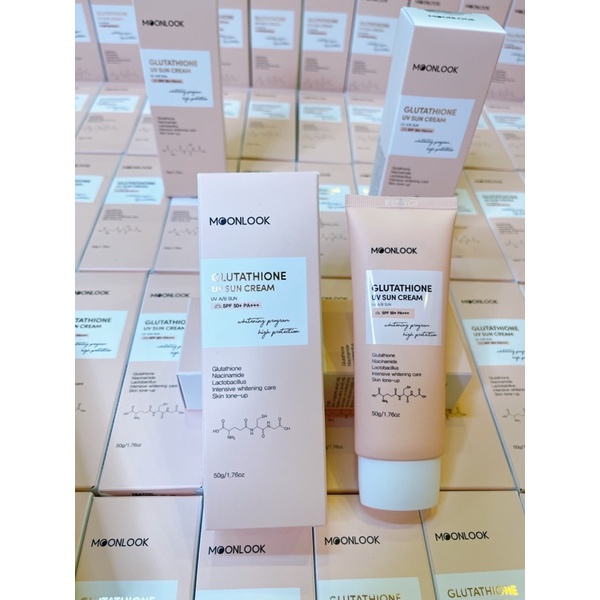 Kem chống nắng kép Glutathione Moonlook 50gr