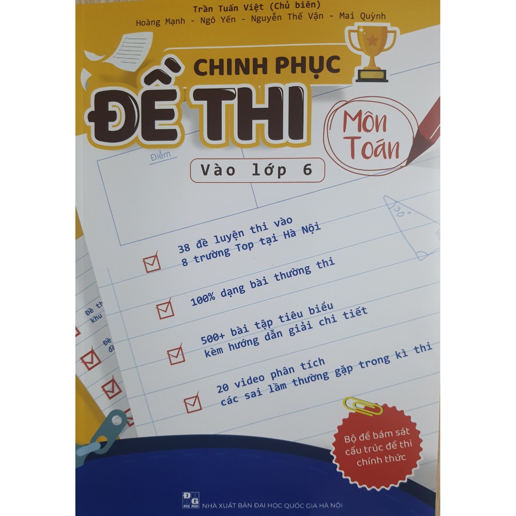 Sách - Chinh phục đề thi vào lớp 6 môn Toán | BigBuy360 - bigbuy360.vn