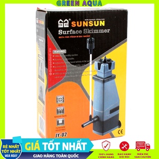 [BH 01 tháng] SUNSUN - Surface Skimmer (JY-02) | Máy lọc váng làm sạch mặt nước hồ cá thủy sinh