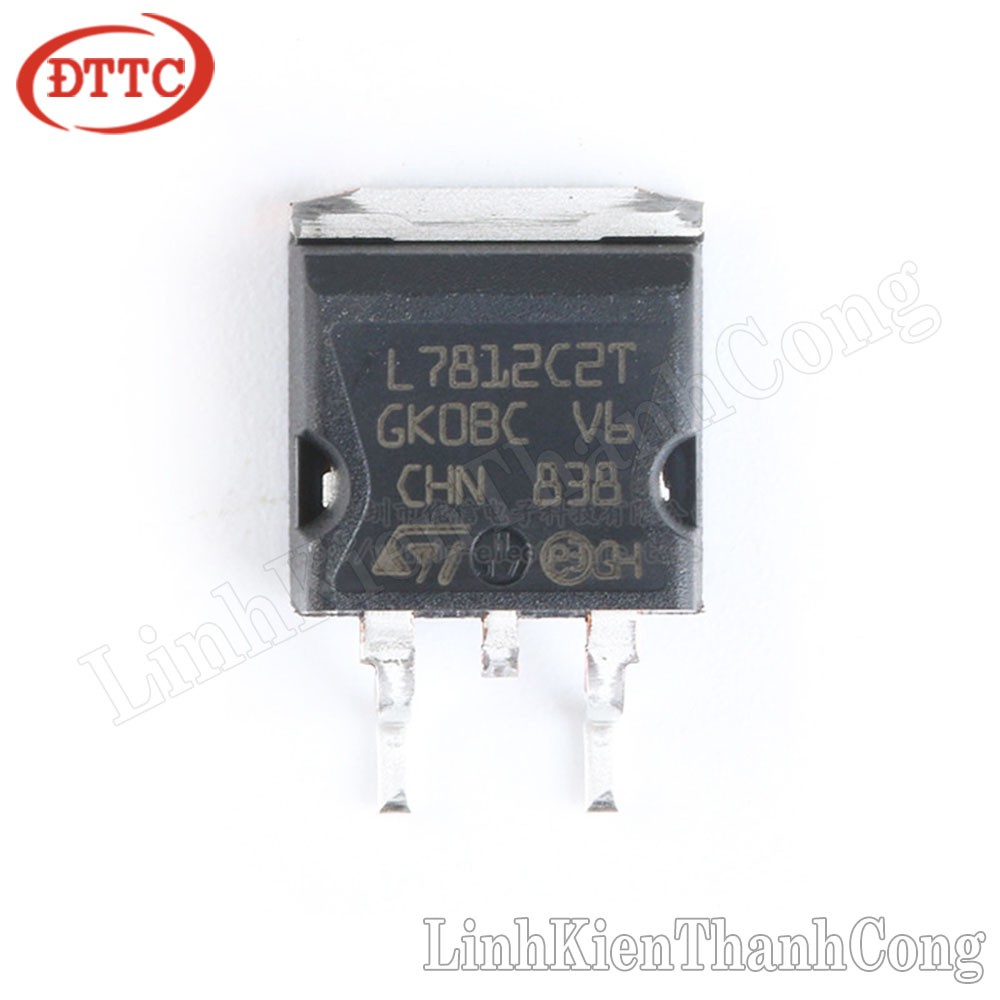 L7812CD2T IC 3 chân dán 12V 1.5A TO263